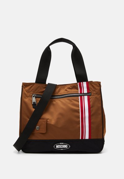 MOSCHINO BORSA TRACOLLA UNISEX - Veľká kabelka - fantasia nero