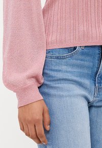 Vero Moda Petite VMTALIA O NECK - Pullover - rose elegance/silver-coloured