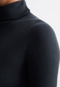 Marc O'Polo LONGSLEEVE STRUCTURE - Strickpullover - deep blue sea