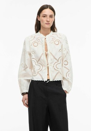 LANGARM BINDEVERSCHLUSS - Skjortebluse - cloud dancer