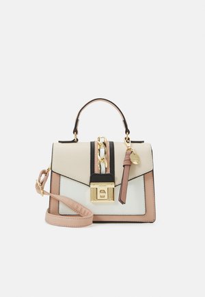 ANCKER - Handbag - blush white combo synthetic mix mat
