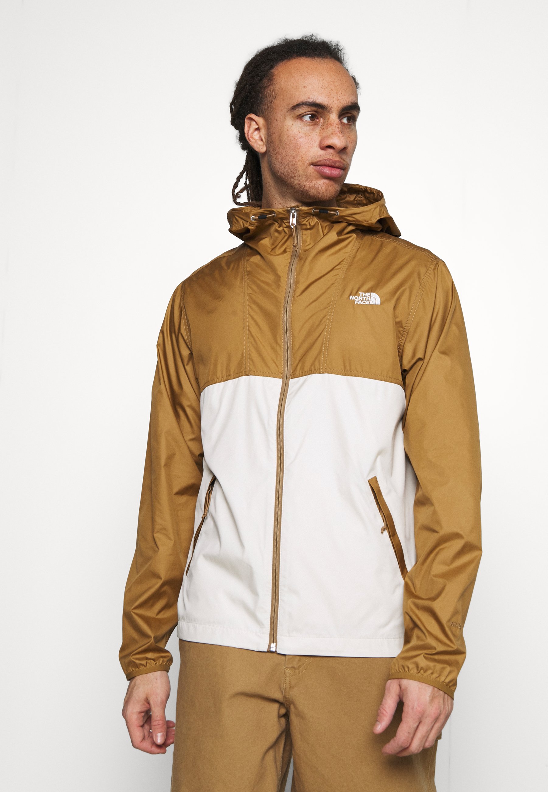 The North Face Cyclone Jacket Utility Cortaviento Brown Off White Marron Zalando Es