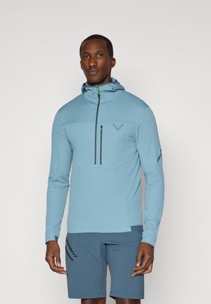 TRAVERSE THERMAL 1/2 ZIP - Mikina s kapucňou - smoke blue