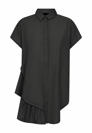 NÜ Denmark, DAMI TUNIC - Πουκαμίσα με κουμπιά - black