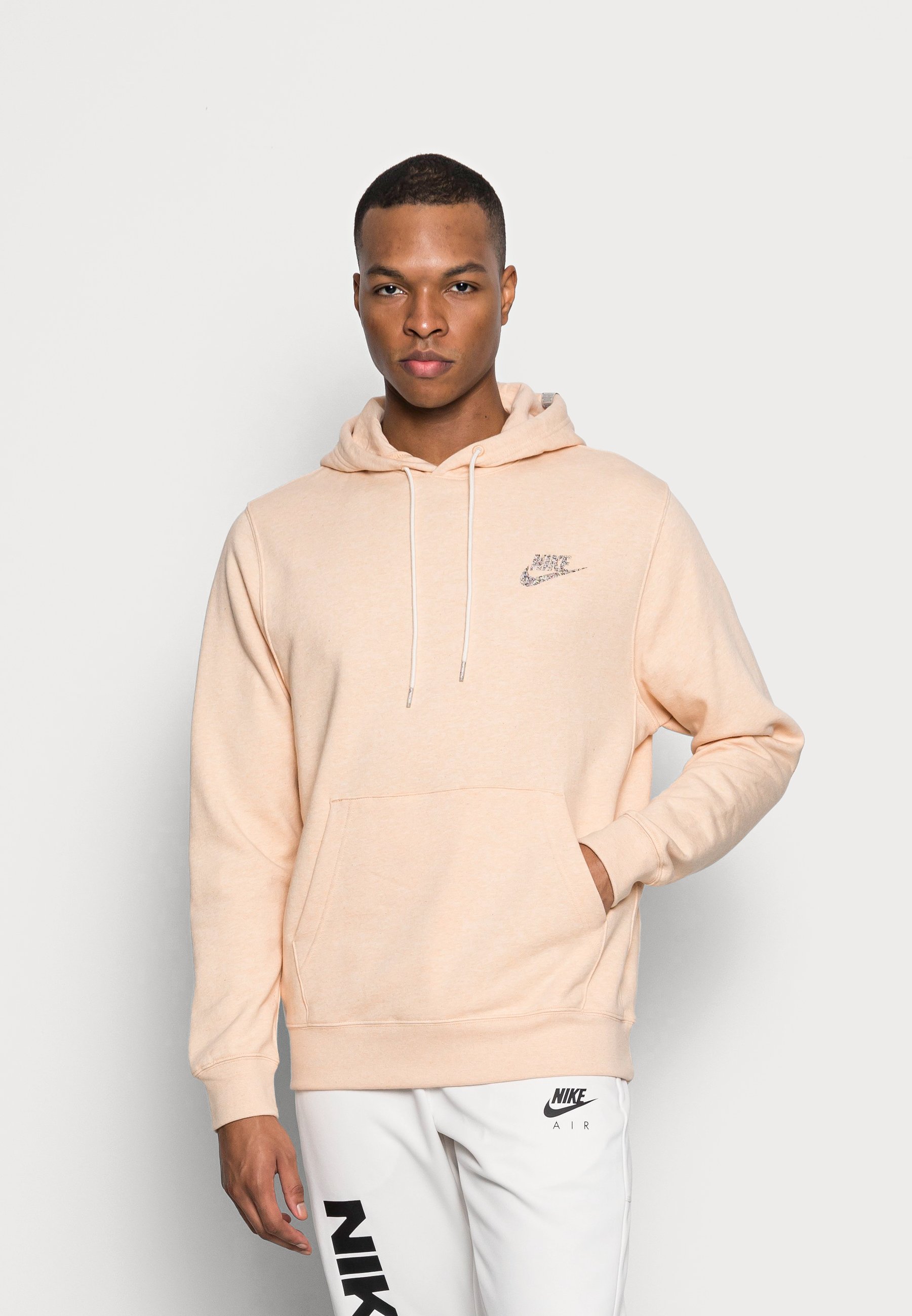 Nike Teddy Fleece Pullover Fleece Pullover Hoodie Beige Hoodie