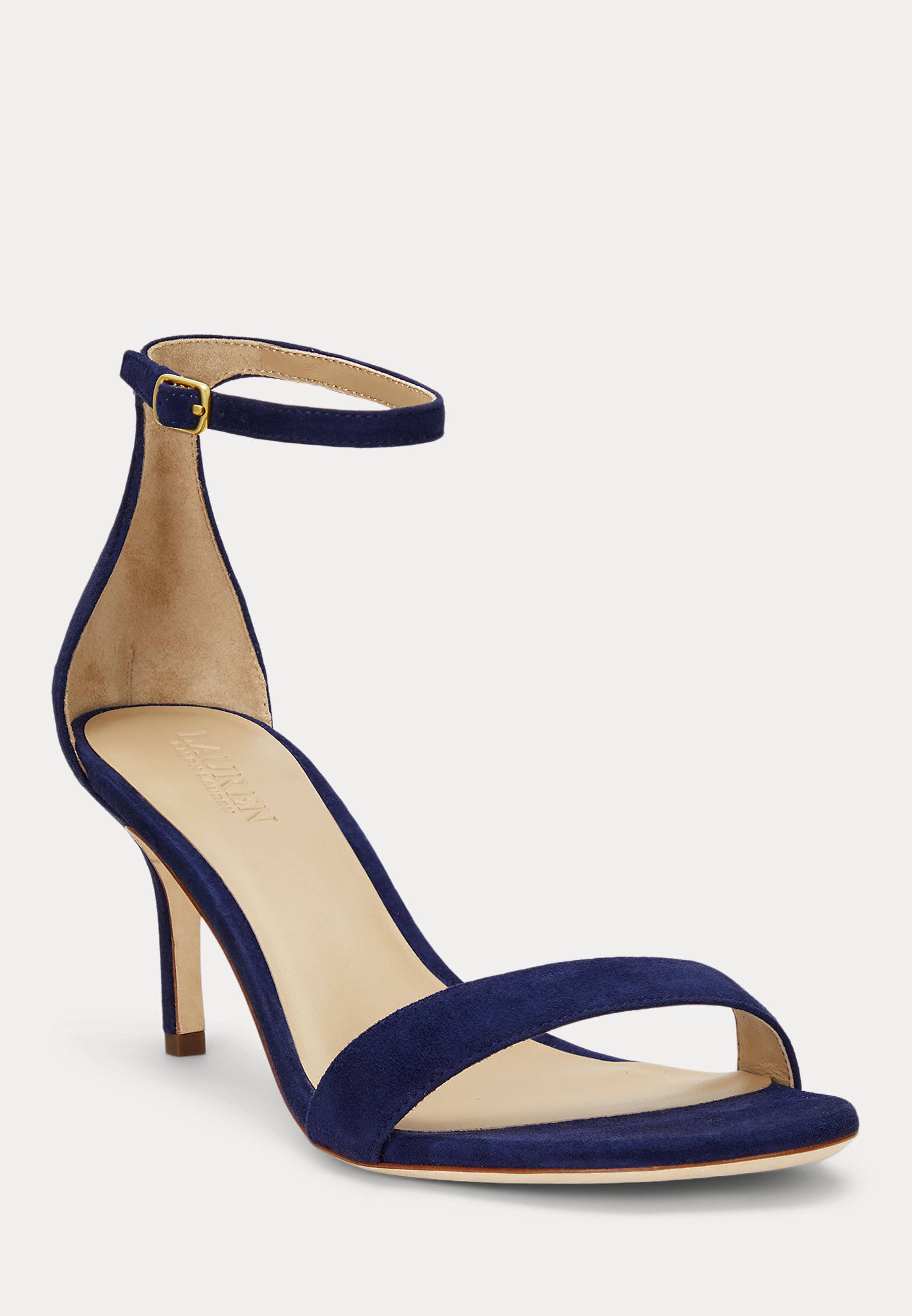 Lauren Ralph Lauren ALLIE MID HEEL SUEDE SANDAL - Sandals