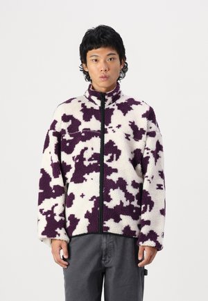 Only & Sons ONSBROOKS FULL ZIP HIGH NECK TEDDY FLEECE UNISEX - Fleecejakke - antique white