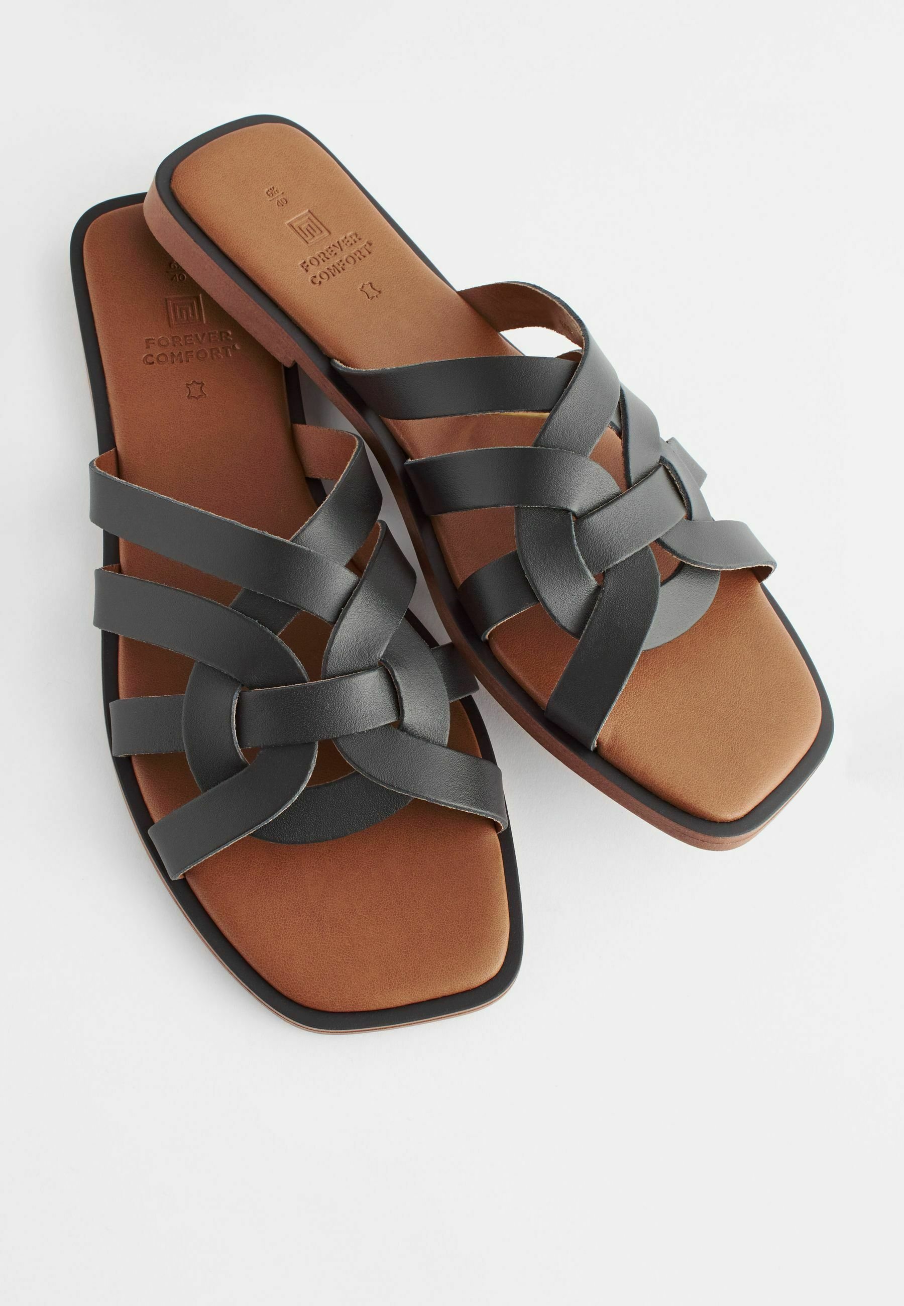 Mules NEXT Noires Bijoutées - Talon Haut - Taille UK 8/41 - Occasion