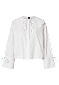 PCFETINA COLLAR SHIRT - Hemdbluse - bright white