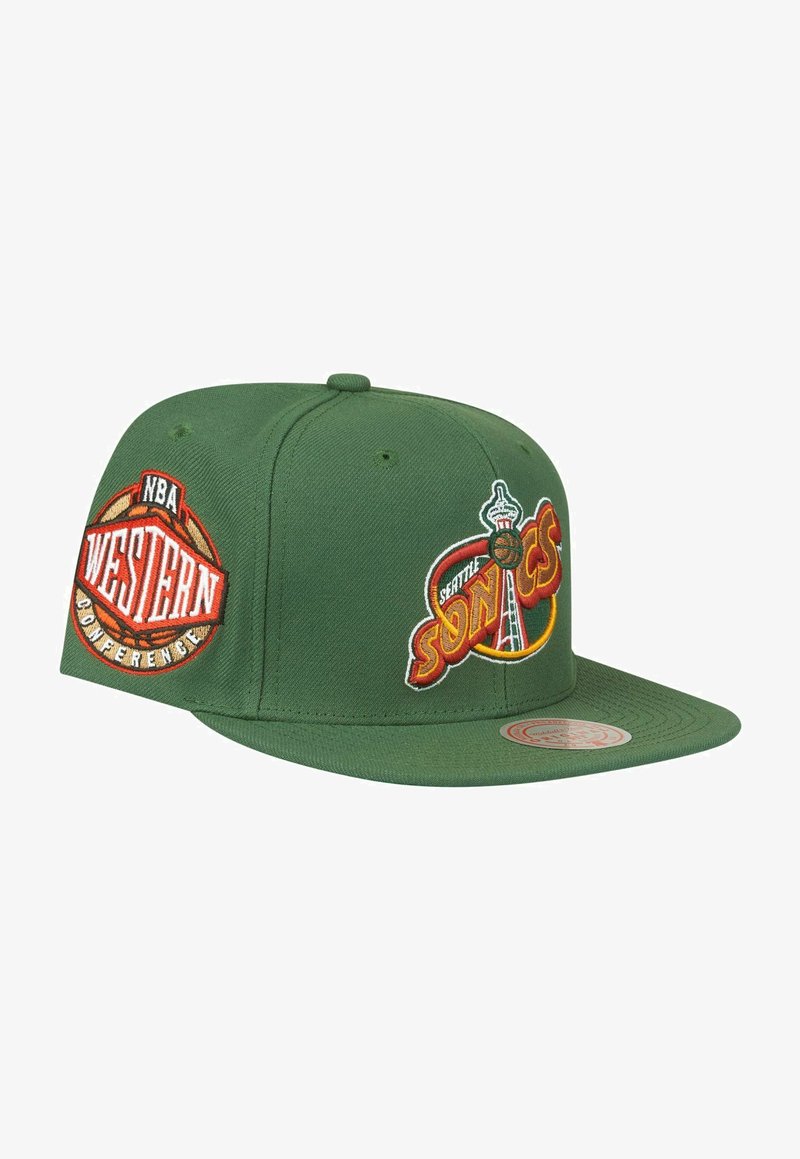 Mitchell & Ness SIDEPATCH SEATTLE SUPERSONICS - Gorra - celtic green