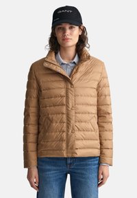 GANT - Chaqueta de plumas - warm khaki Imagen en miniatura 1