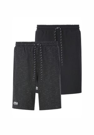 DOPPELPACK BERMUDA JORNRIK - Jogginghose - schwarz