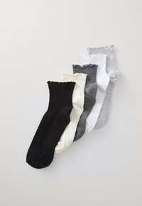 Even&Odd - 5 PACK - Socks - black, white, grey marl Thumbnail Image 1