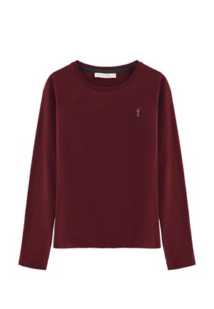 LONG SLEEVE RIGBY GO - Strickpullover - garnet