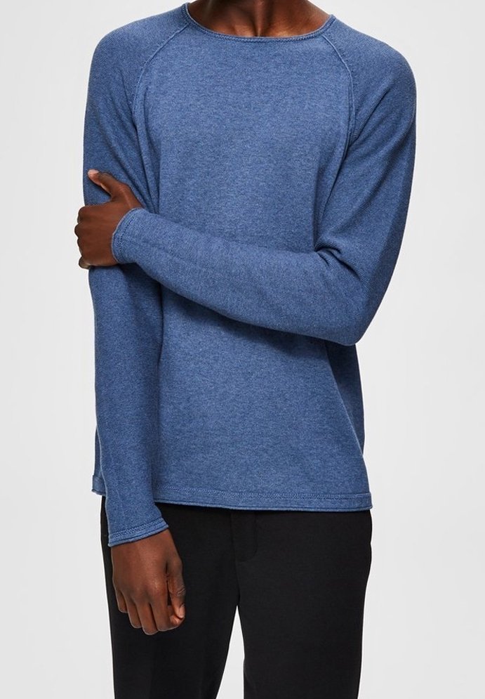 Selected Homme Sweatshirt - metallic blue