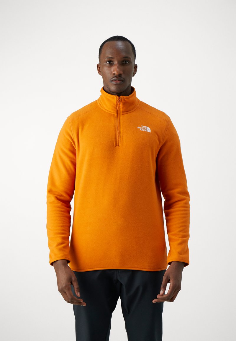 The North Face 100 GLACIER 1/4 ZIP - Fleecepullover - desert rust ...