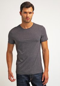 Pier One 2 PACK - T-shirt básica - dark grey melange