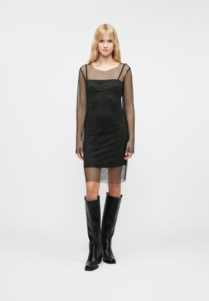 ONLTORVI RHINESTONE DRESS - Cocktailkjole - black
