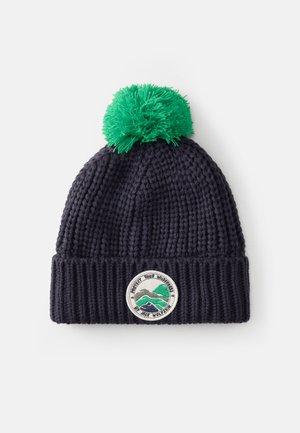 POMPOM BADGE BEANIE UNISEX - Bonnet - midnight sky