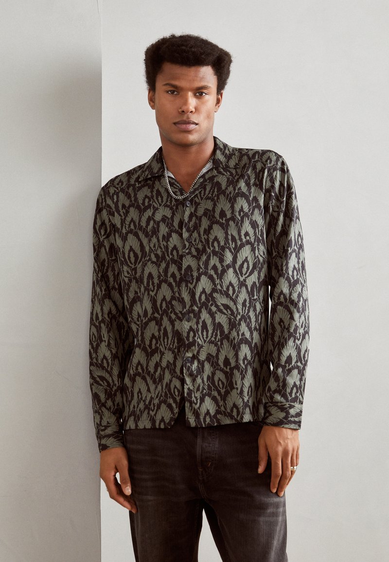 Lindbergh LEAF SHIRT - Srajca - olive