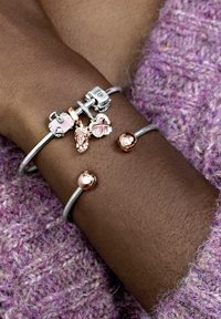 Pandora SPARKLING INFINITY HEART DANGLE - Talizman - sterling silver and rose gold plated