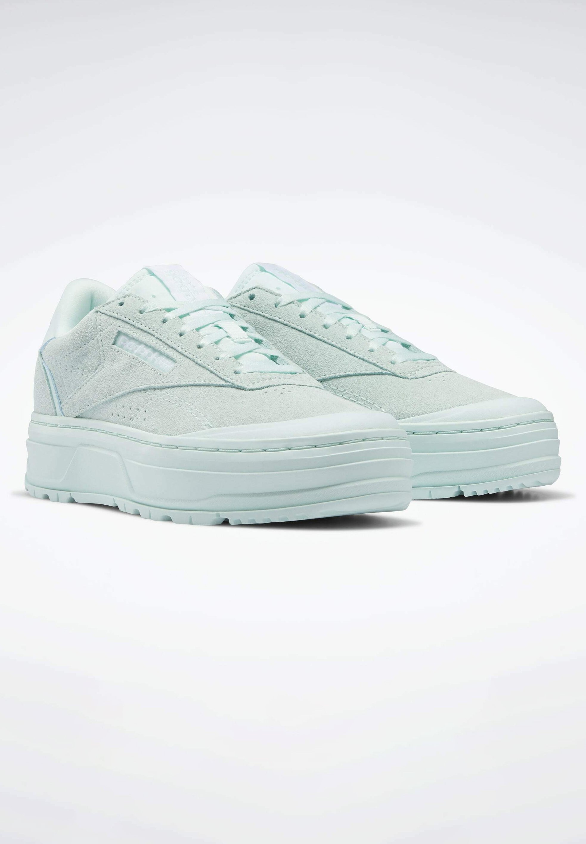 reebok club c double geo green