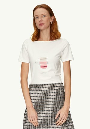 T-Shirt print - ecru