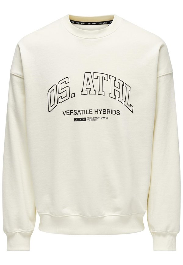 LOOSE FIT RUNDHALS  - Sweatshirt - weiß