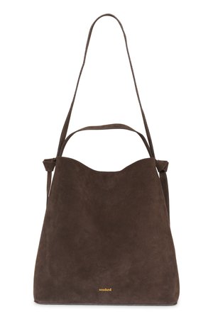 Soaked in Luxury, SLCALILJE SUEDE - Handtas - coffee bean