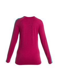 icebreaker MERINO 200 MID WEIGHT SONEBULA - Maglietta a manica lunga - DARK PINK
