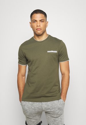 T-shirt print - oliv