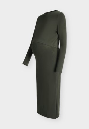 MAMALICIOUS, MLKERRIE TOP AND SKIRT SET  - Pikkade varrukatega topp - forest night