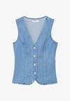 Weste - mottled royal blue
