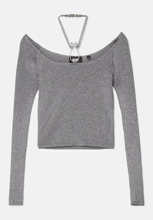 HOOP LONG SLEEVES  - Pullover - silver-coloured