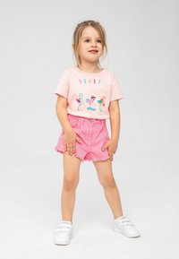 MINOTI SHORT SLEEVE WITH PRINT - Paprasti marškinėliai - pink