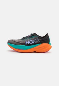 Unselected, black/electric aqua