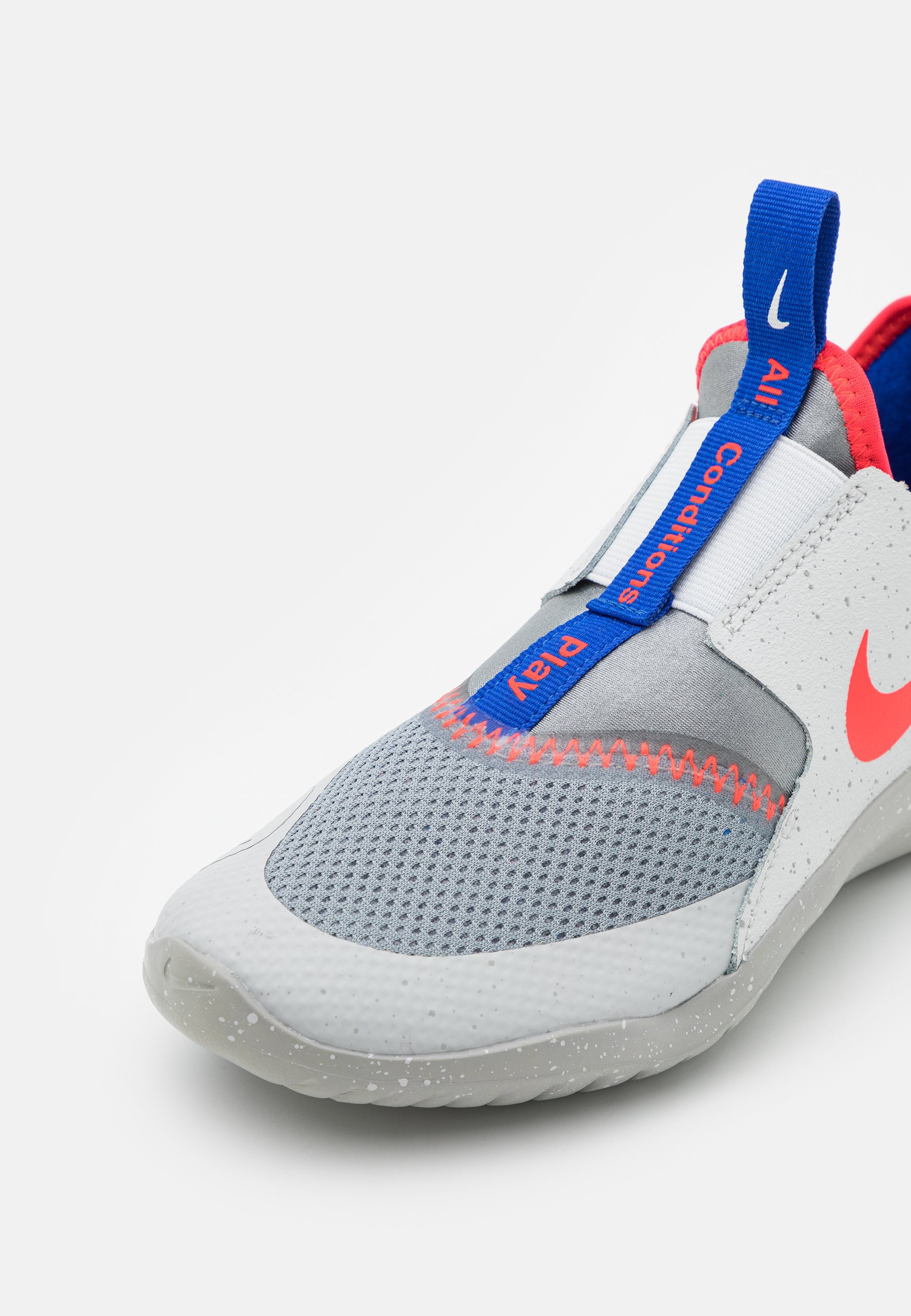 Nike Performance FLEX RUNNER SE UNISEX - Laufschuh Neutral - particle  grey/bright crimson/light smoke grey/grau - Zalando.de