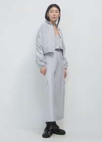 Calliope SPOLVERINO MANICHE ARRICCIATE - Giacca outdoor - grigio perla