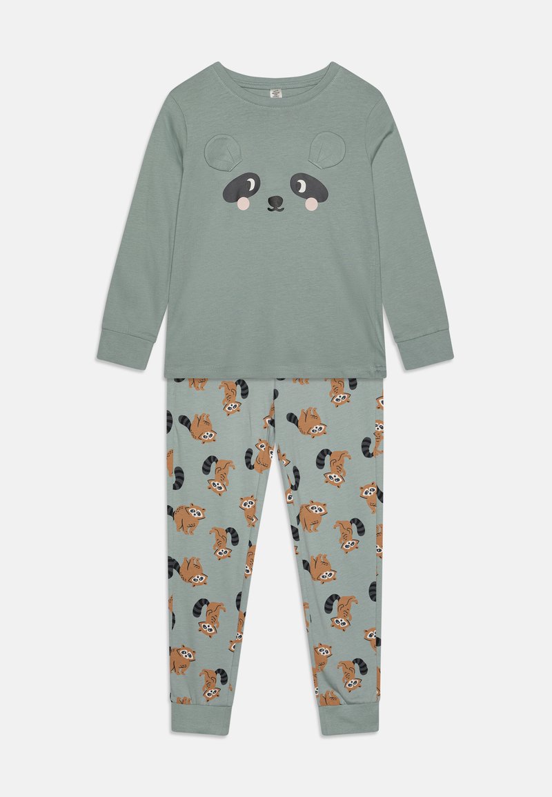 Lindex 3D - Pyjama set - light dusty green
