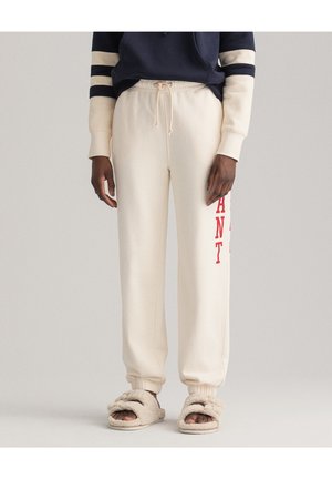 RETRO SHIELD - Pantalones deportivos - linen