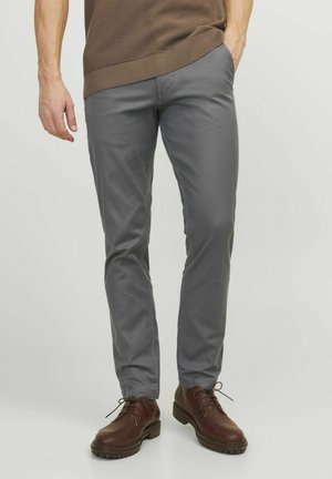 Jack & Jones MIT REGULAR FIT  - Chino kalhoty - asphalt