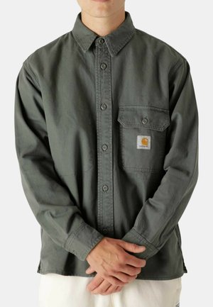 Carhartt WIP, RENO SHIRT COL GAR DYED - Camicia - mottled gre