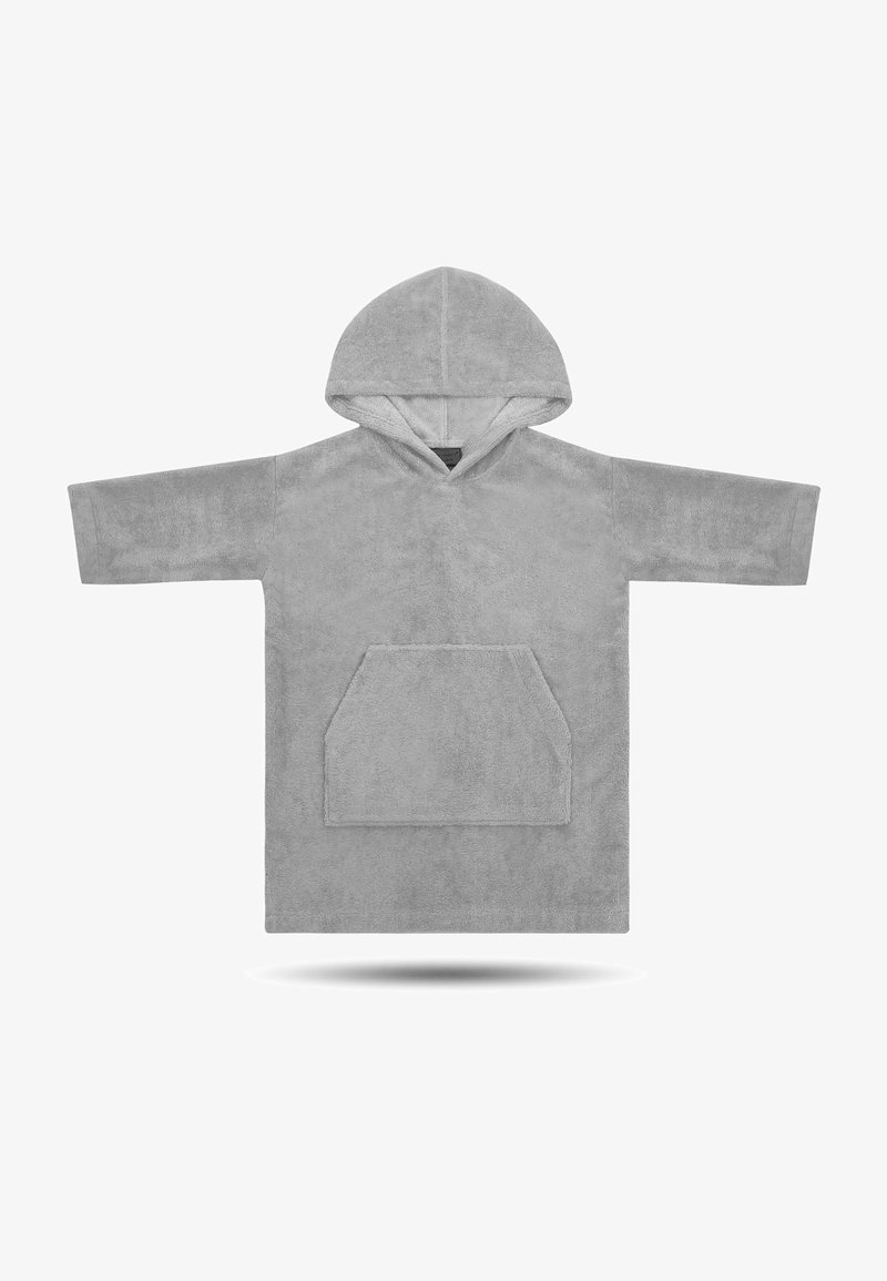 Normani LANGARM PONCHO - Bademantel - grau