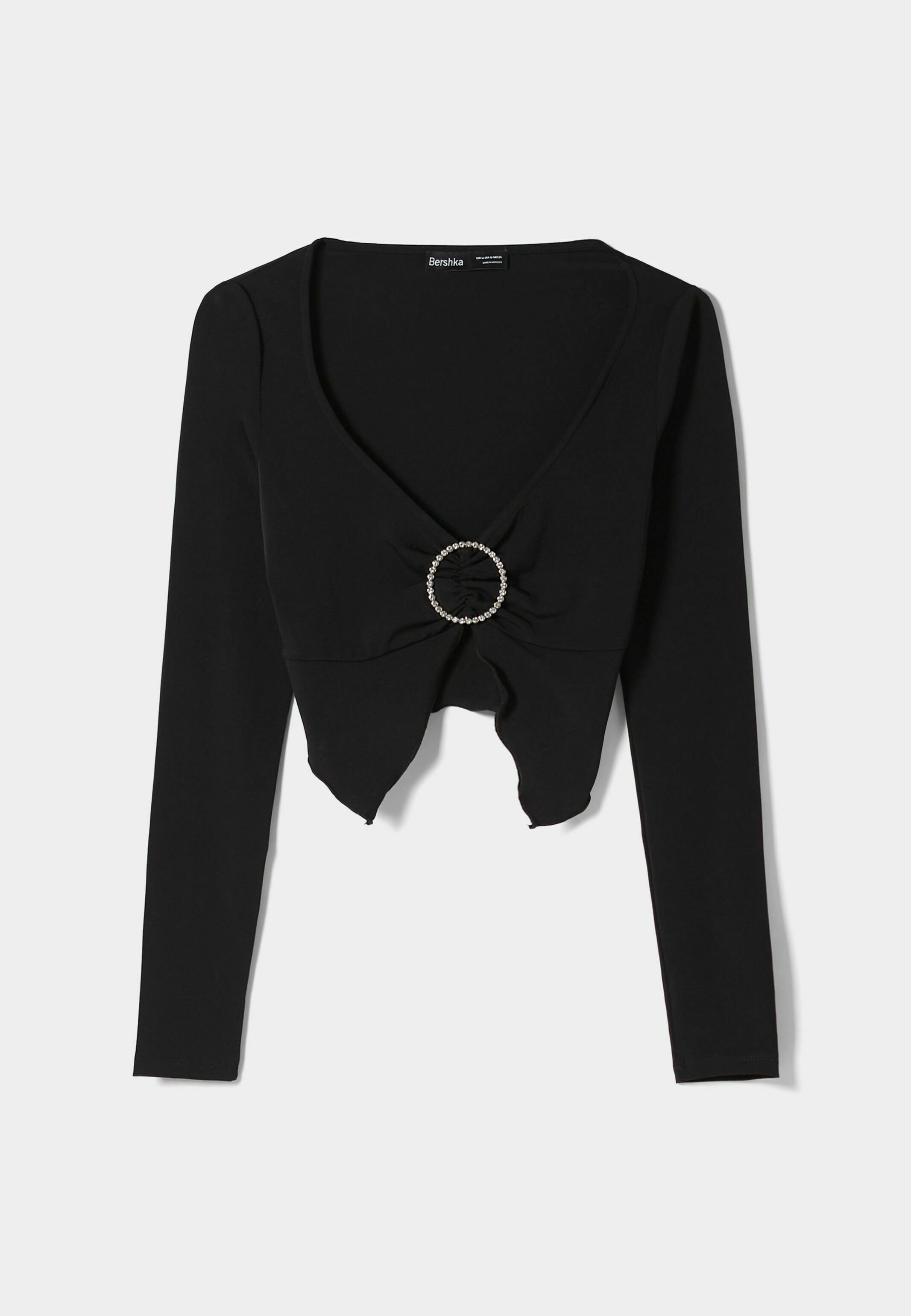 Black long-sleeve shirt