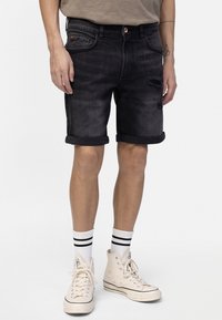 Redefined Rebel - OSLO DESTROY - Short en jean - dust black Image miniature 1