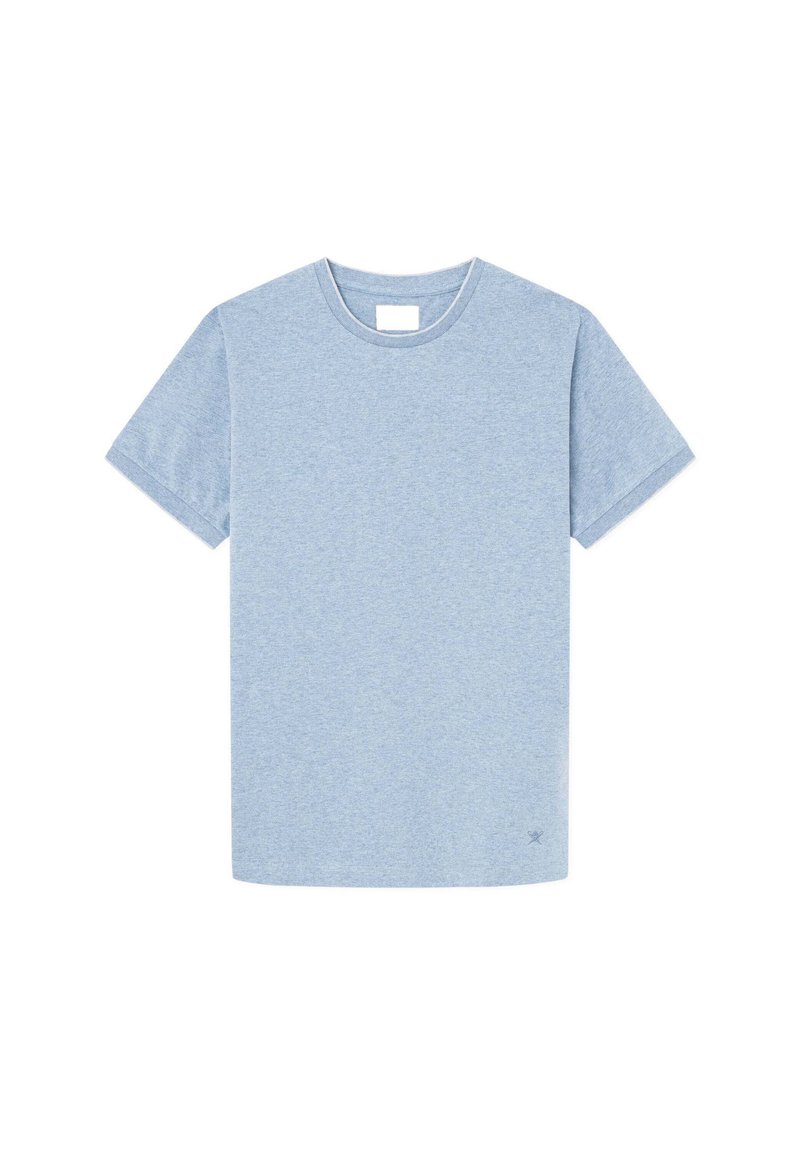 Hackett London T-shirt basic lichtblauw