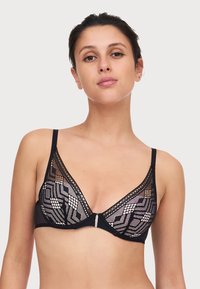 Passionata - ONDINE PLUNGE BRA - Triangel-bh - black Miniatyrbild 1