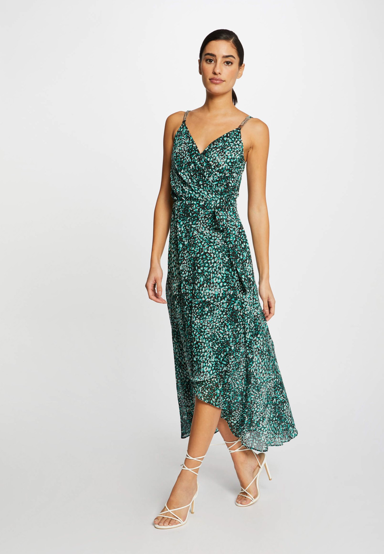 Morgan Vestido largo - green/verde - Zalando.es