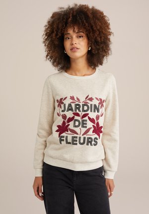 Sweatshirt - beige