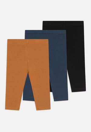 Lindex BRUSHED INSIDE UNISEX 3 PACK - Leggings - Hosen - dark blue